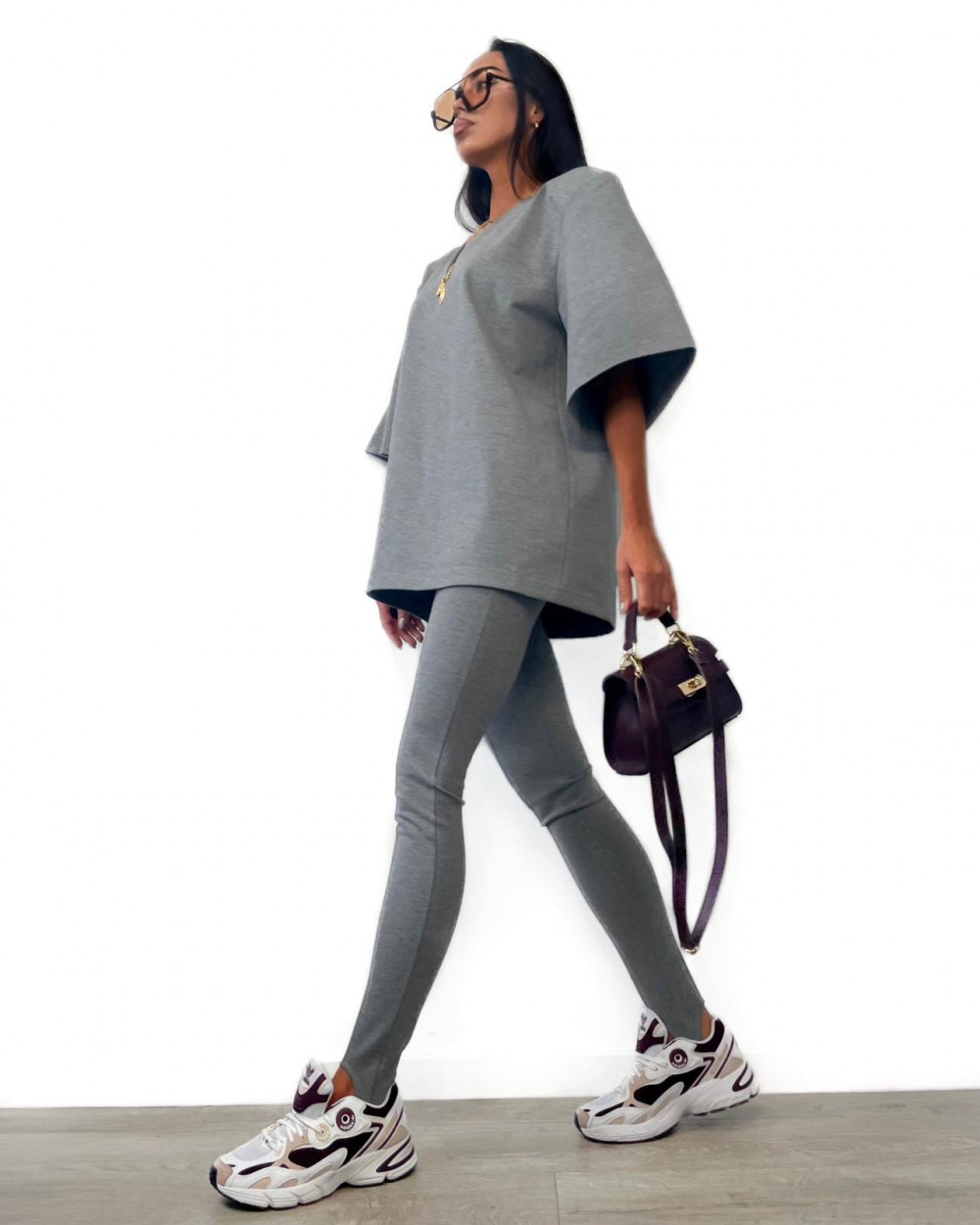 Legginsy narciarki szare La Milla 2