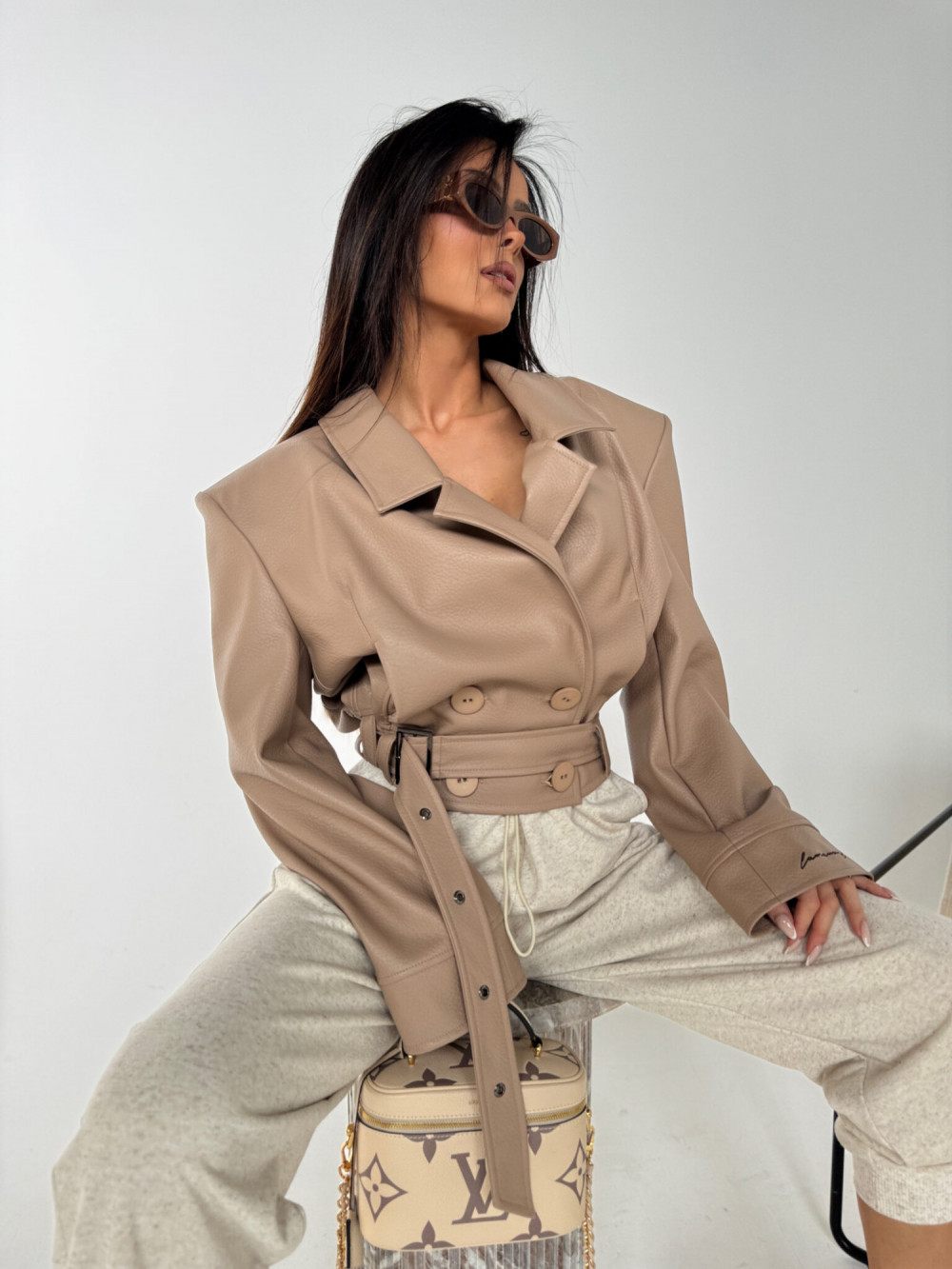 Kurtka VISION beż La Manuel 1