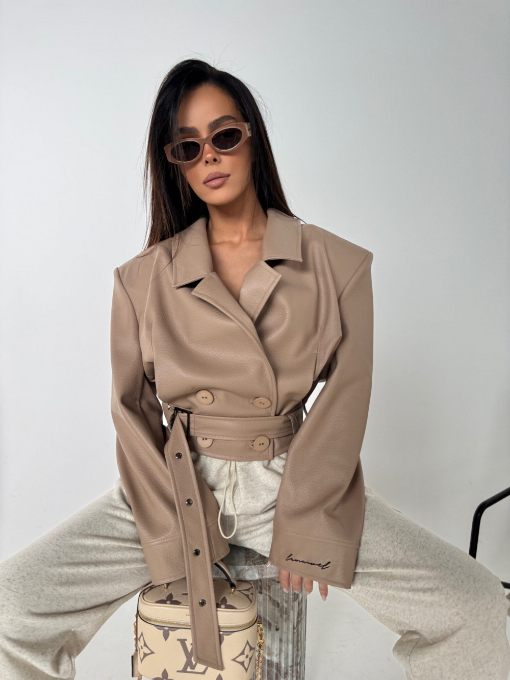 Kurtka VISION beż La Manuel 2