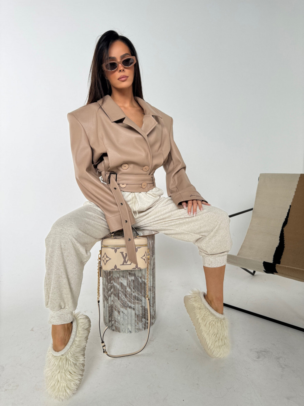 Kurtka VISION beż La Manuel 4