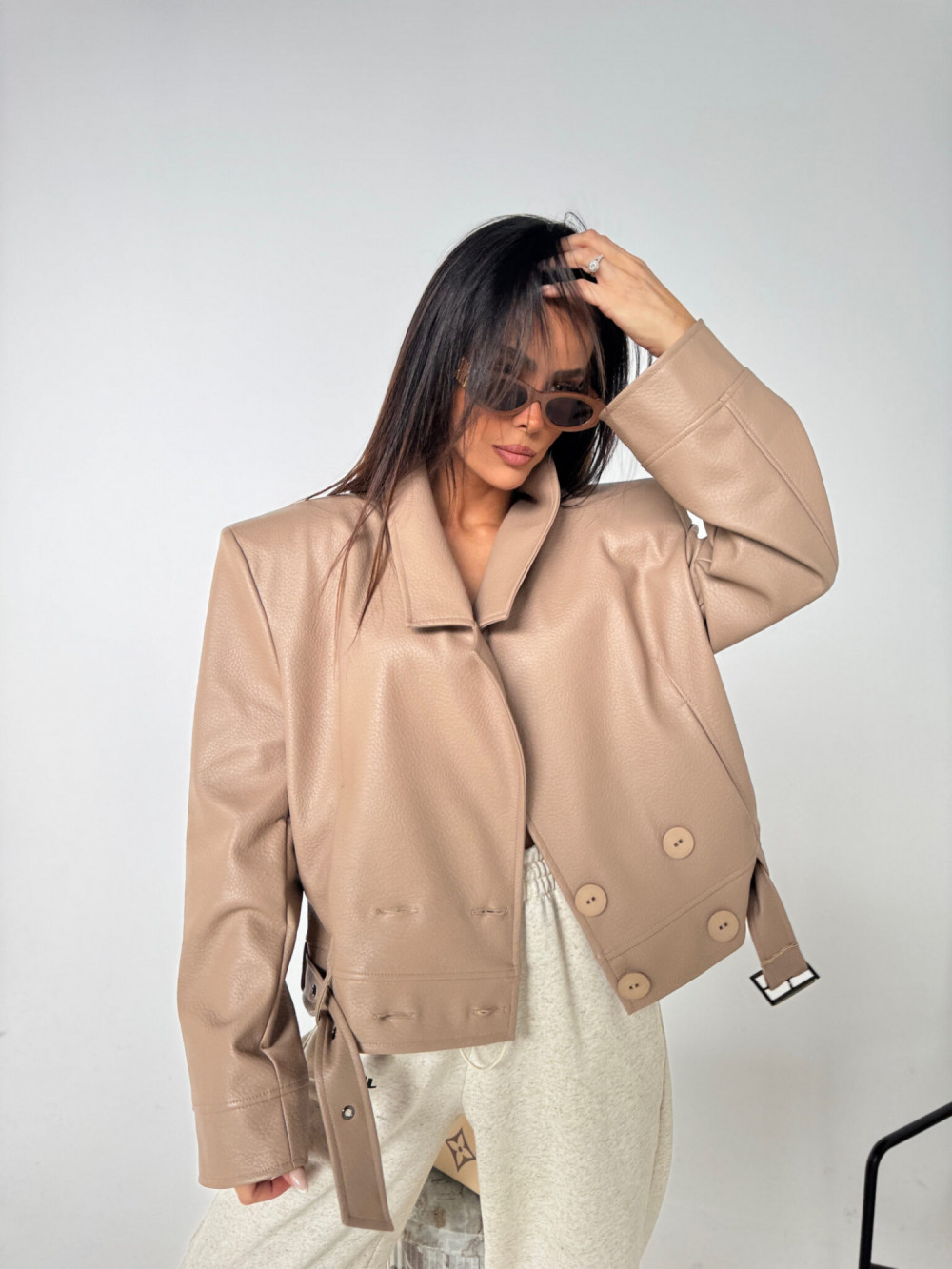 Kurtka VISION beż La Manuel 8