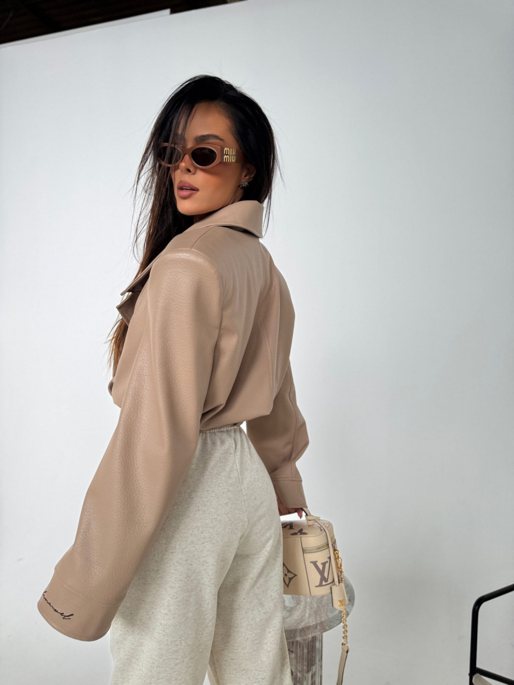 Kurtka VISION beż La Manuel 11