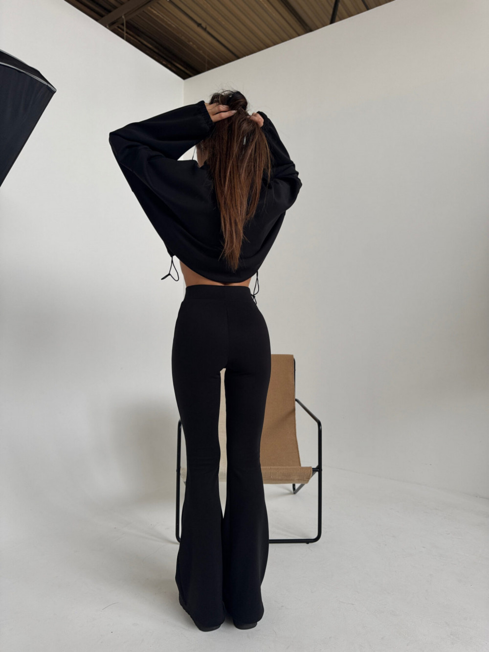 Spodnie MOVE czarne La Manuel 8