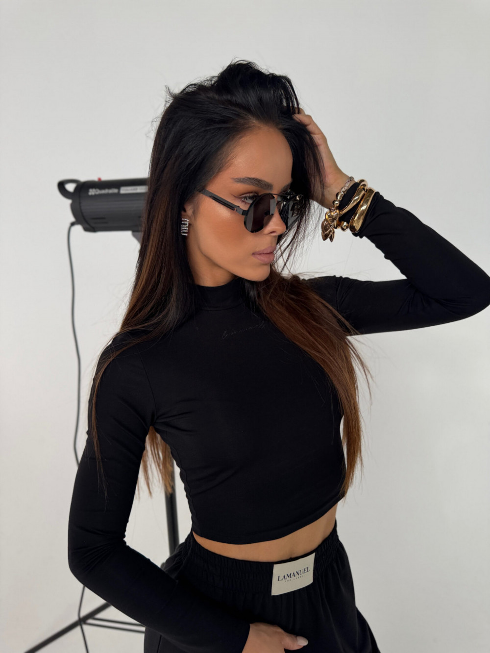 Top BALANCE czarny La Manuel 2