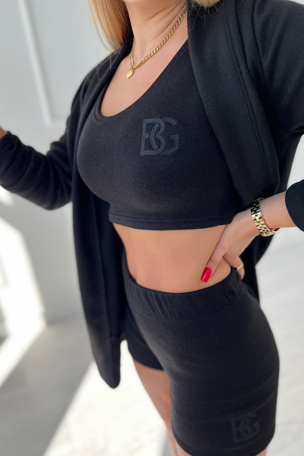 Komplet BG GOOD VIBES SET czarny Brandenburg Couture 5