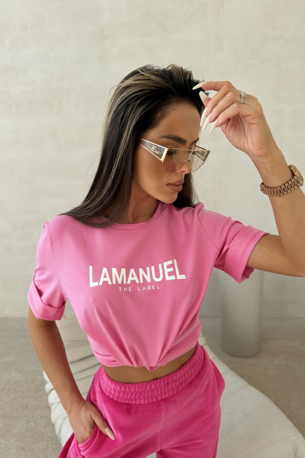 Tshirt AFTER róż La Manuel