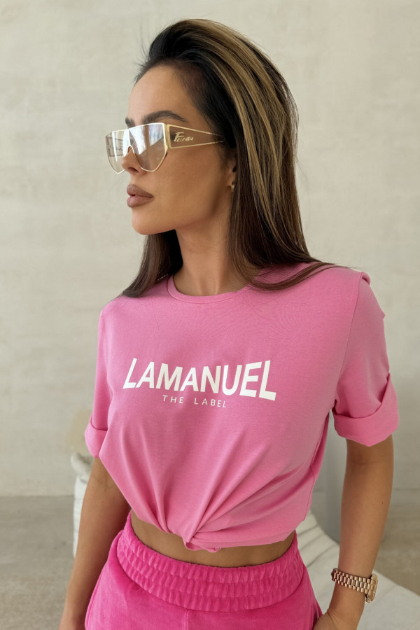 Tshirt AFTER róż La Manuel 1