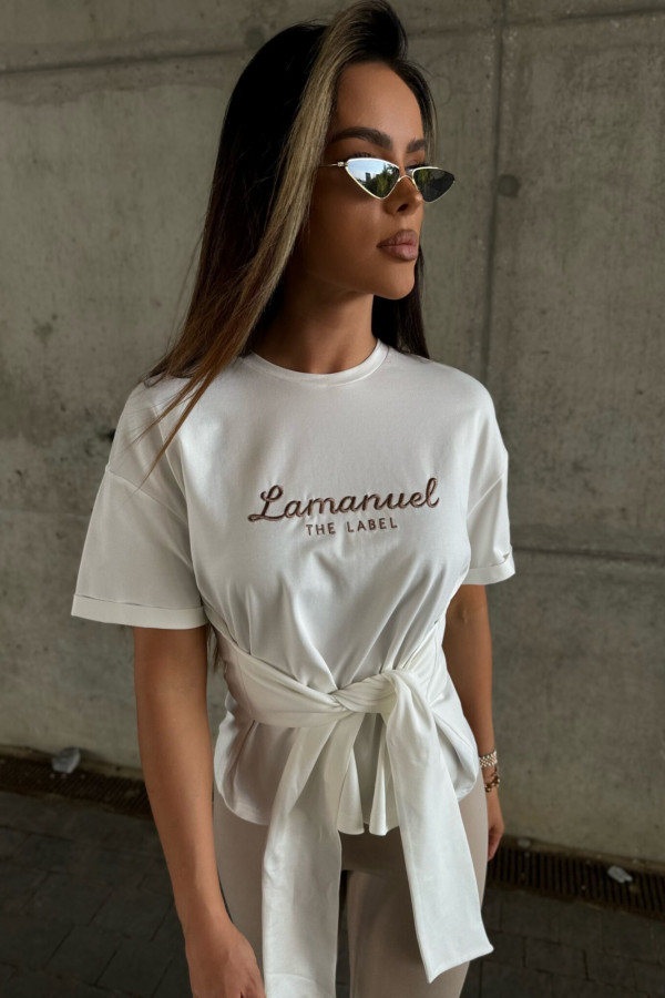 Tshirt PLEASED ecru La Manuel 5