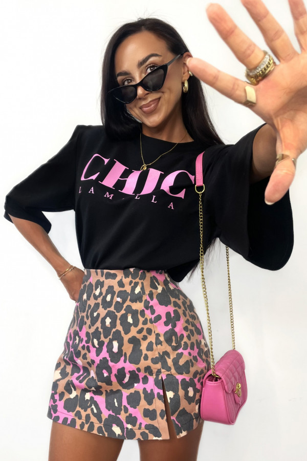 Tshirt CHIC czarny La Milla 2