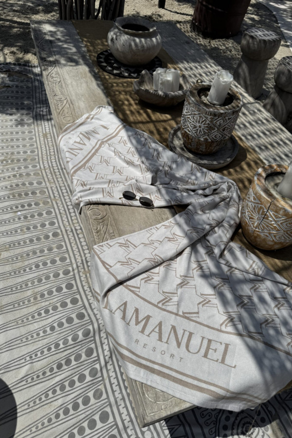 Ręcznik bambusowy RITUAL beż La Manuel 3