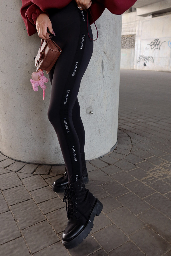 Legginsy VERSION czarne La Manuel
