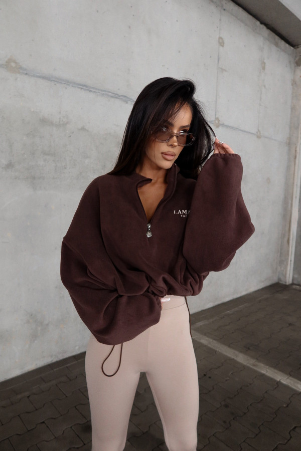 Bluza WARM UP czekolada La Manuel