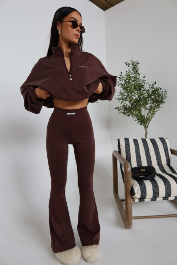 Spodnie MOVE czekolada La Manuel